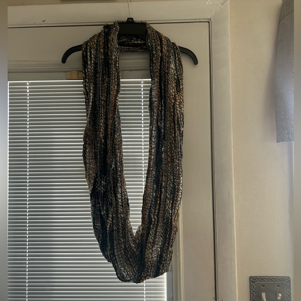 Multi color infinity scarf